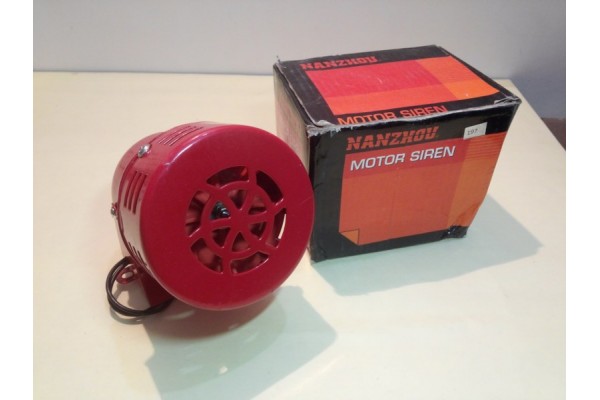 Mini Motor Siren Fire Alarm, MS - 190, AC 220V Nanzhu China